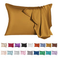 Siyuan Mulberry Silk Pillowcase For Hair And Skin, Standard Size Cooling Silk Pillow Case With Hidden Zipper, Allergen Proof Dua