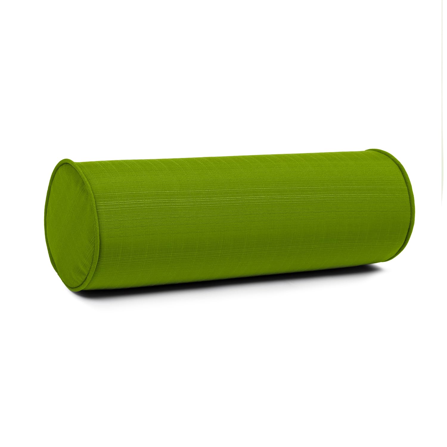 Sherry Kline Sunrise Indoor/Outdoor Neck Bolster Corded Edge Filled Pillow Kiwi 6'X18' Set Of 2