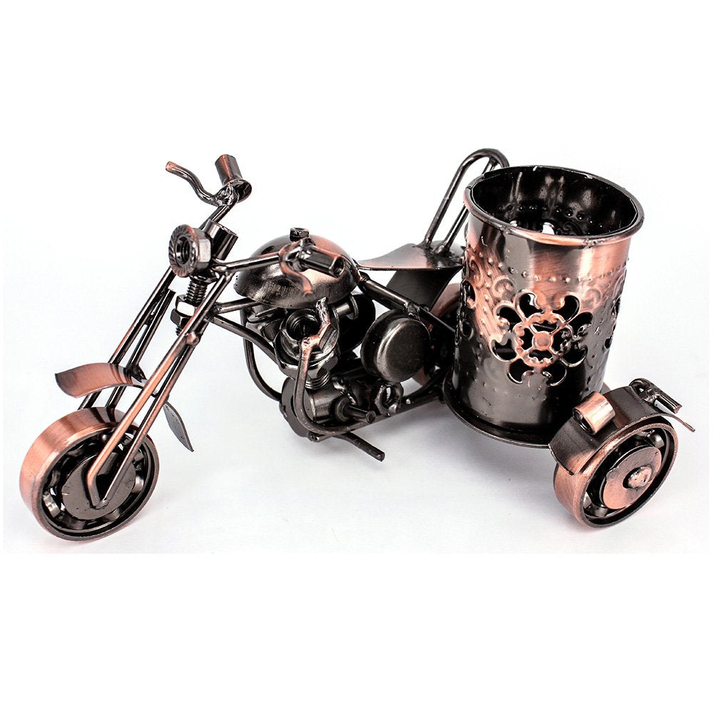 Handmade Crafts,Creative Office Desktop Accessories Metal Pen Holder