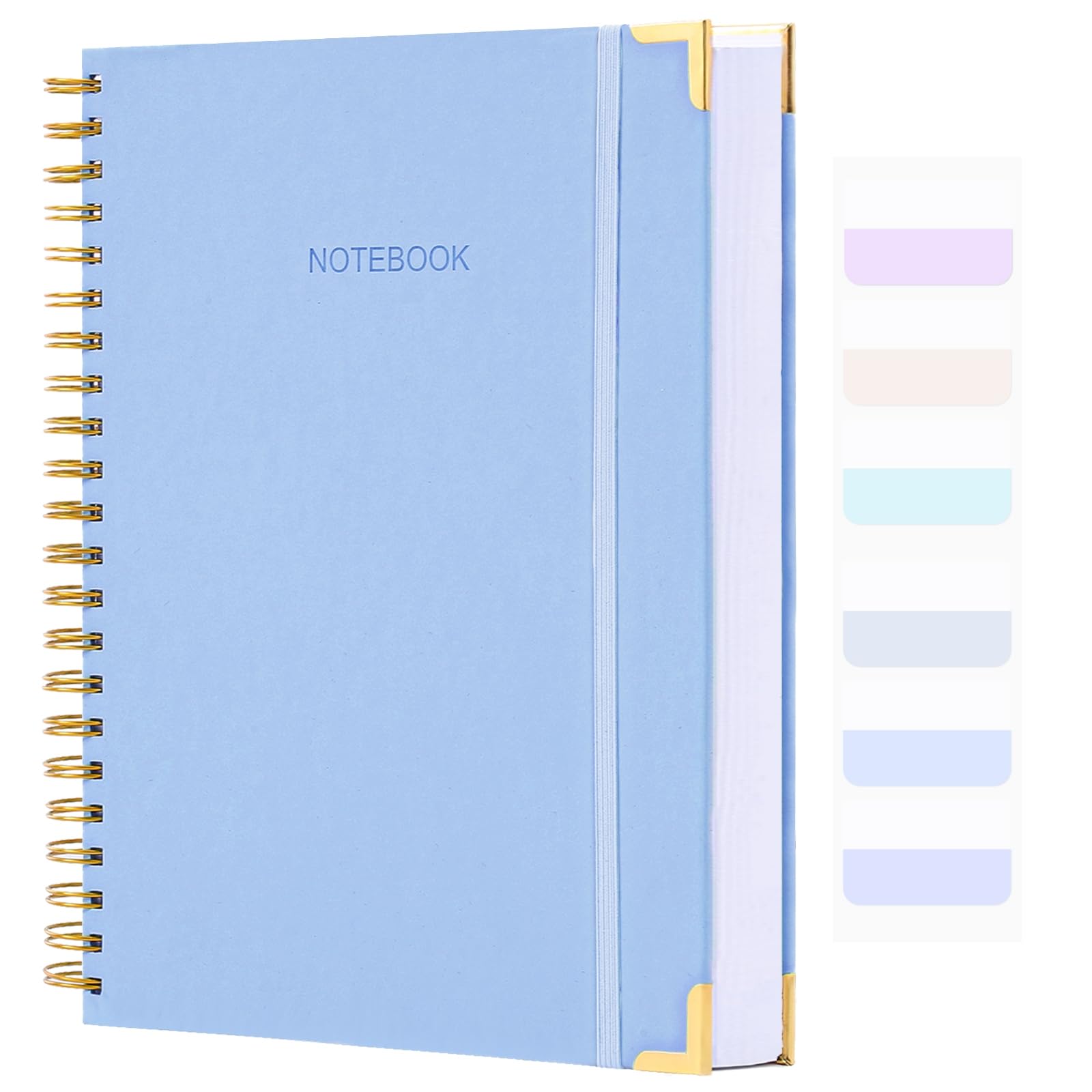 Spiral Notebook, Dotted Notebook, 8.5' X 11', 300 Page Hardcover Large Dot Grid Notebook Journal For Bullet, Thick Paper Fight