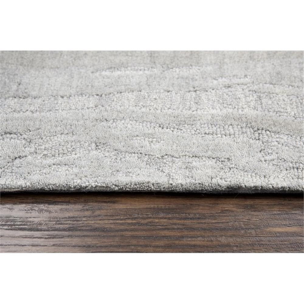 Rizzy Home Alora Decor Emerson 5' X 8' Abstract Grey/Gray/Rust/Blue Hand-Tufted Area Rug