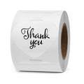 Yikiada Clear Thermal Labels Vinyl 2 Inch Self-Adhesive Heart Stickers Roll Waterproof Gift Decals Package Seal For Qr Code Enve