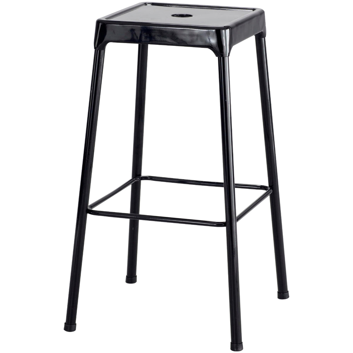 Safco Products 6606BL Steel Stool, 29&quot;, Black