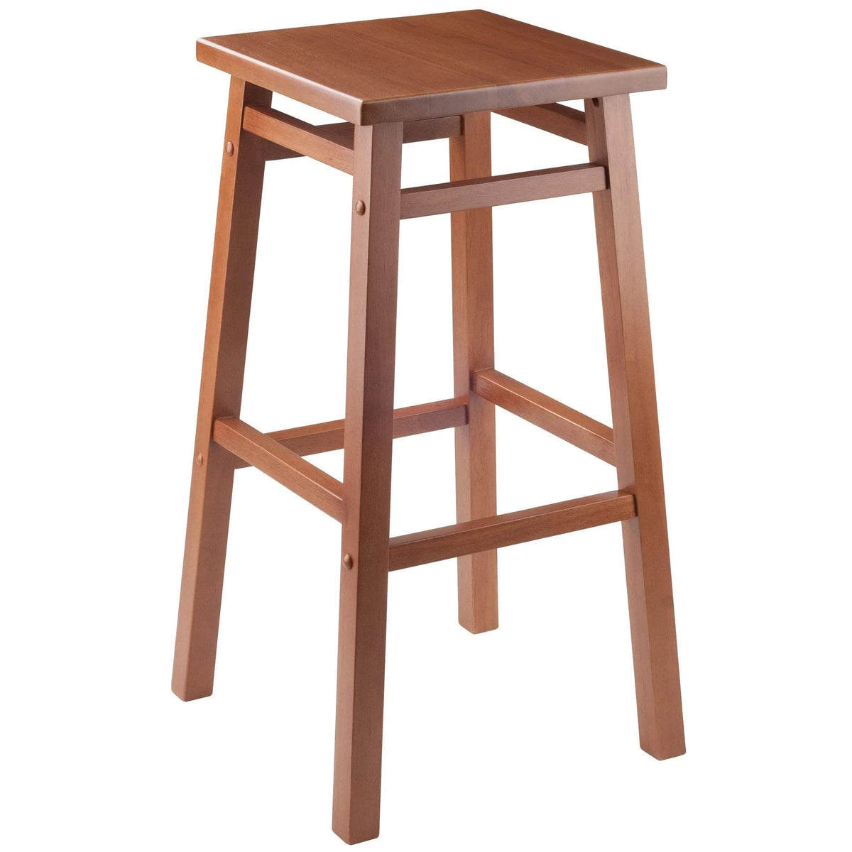 Winsome Carter 29&quot; Teak Finish Bar Stool