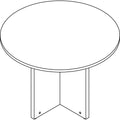 Lorell Prominence Round Laminate Conference Table