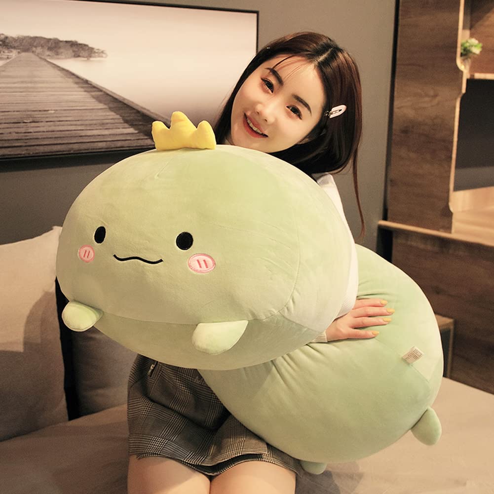 Dinosaur Plush Hugging Pillow, Soft Dinosaur Stuffed Animals Toys Gifts, 33.5'