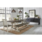 Kosas Home Lahey 11-Drawer Reclaimed Pine Wood Console Table in Black