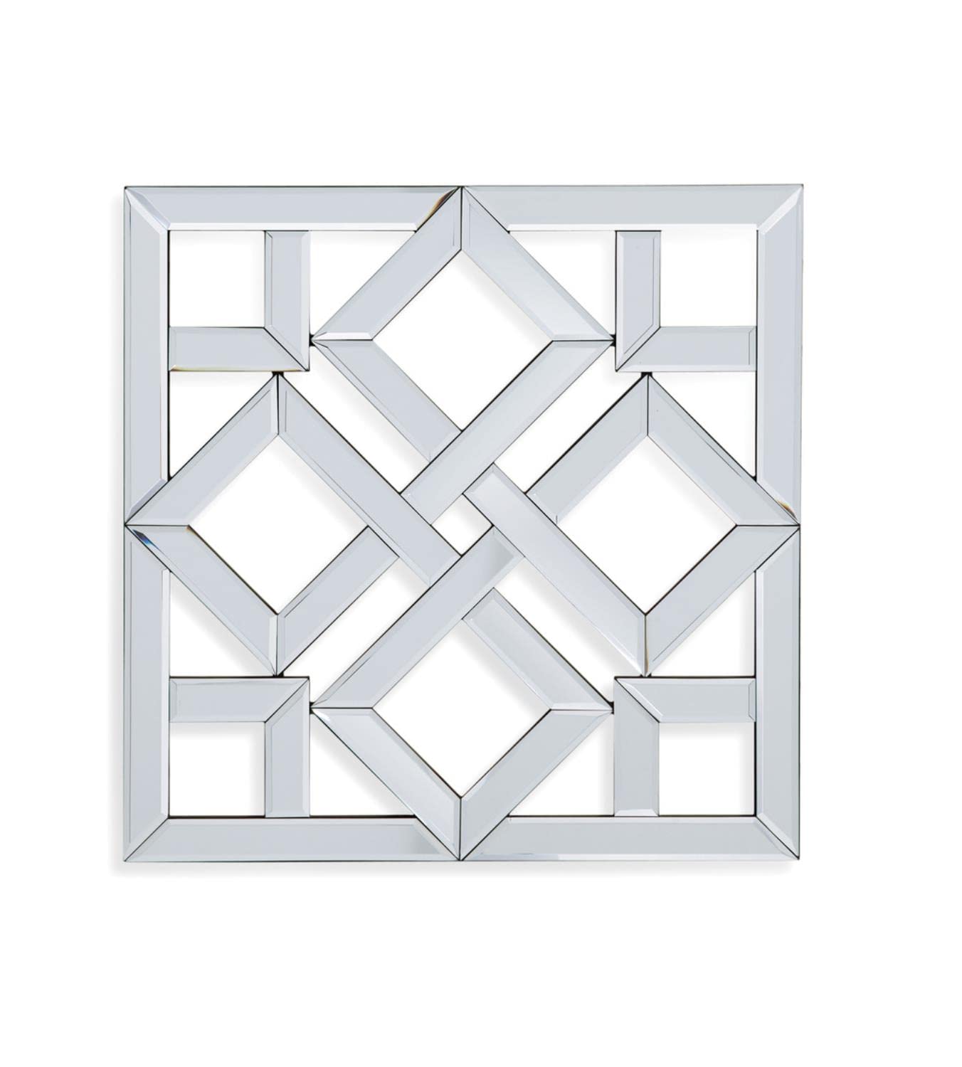 Bassett Mirror M3782EC Vida Wall Mirror, Clear