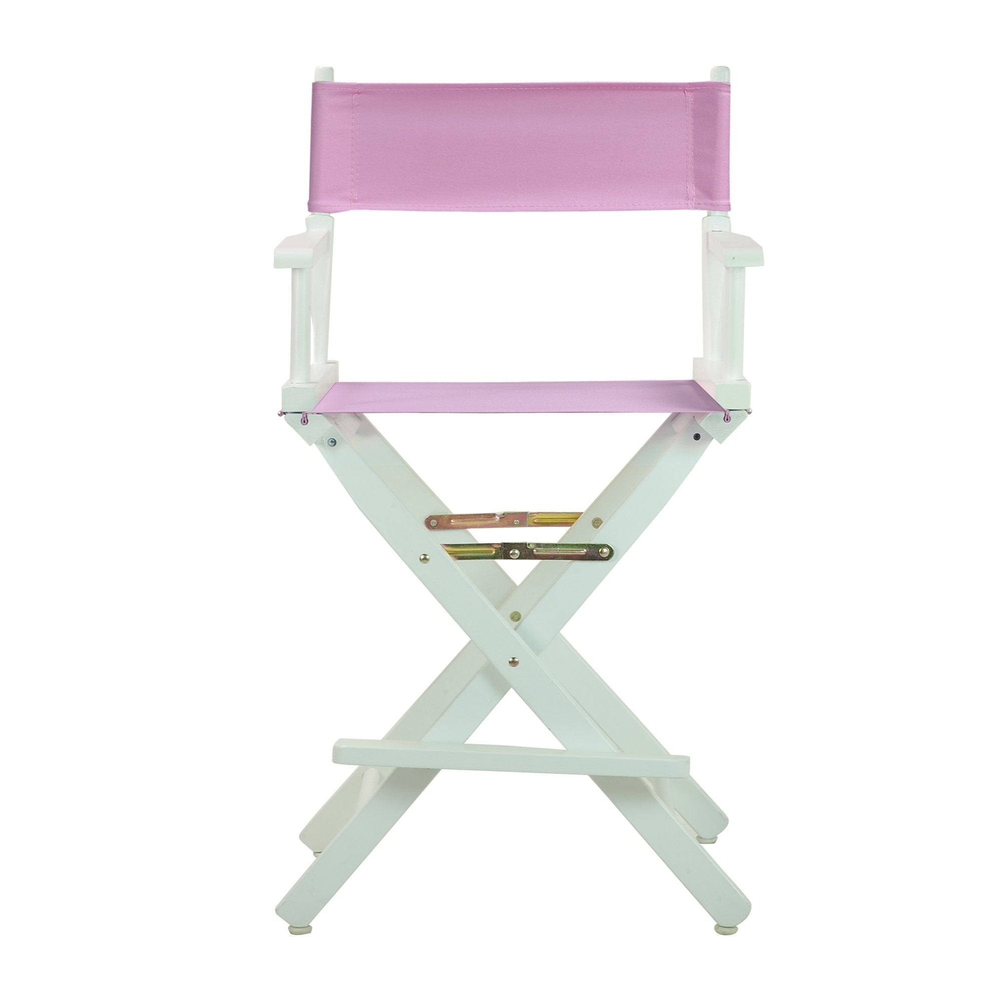 Casual Home 220-01/021-22 Director Chair, 24" - Counter Height, Whiteframe/Pink Canvas