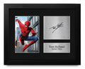 HWC Trading Tom Holland Gift USL Framed Signed Printed Autograph Spiderman Gifts Print Photo Picture Display - US Letter Size