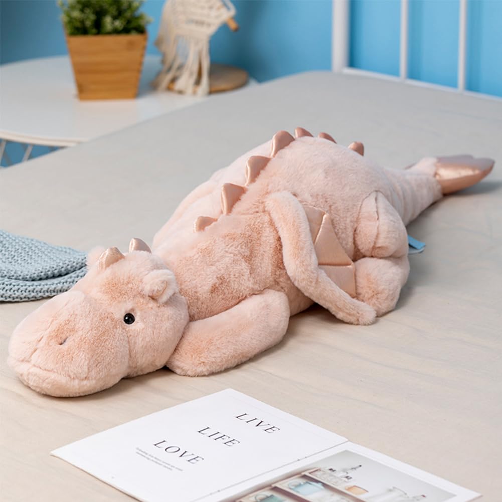 Ifx24 Weighted Stuffed Animals 10Lbs 35.4', Weighted Dragon Stuffed Animal For Kids And Adults, Heavy Weighted Stuffed Animals