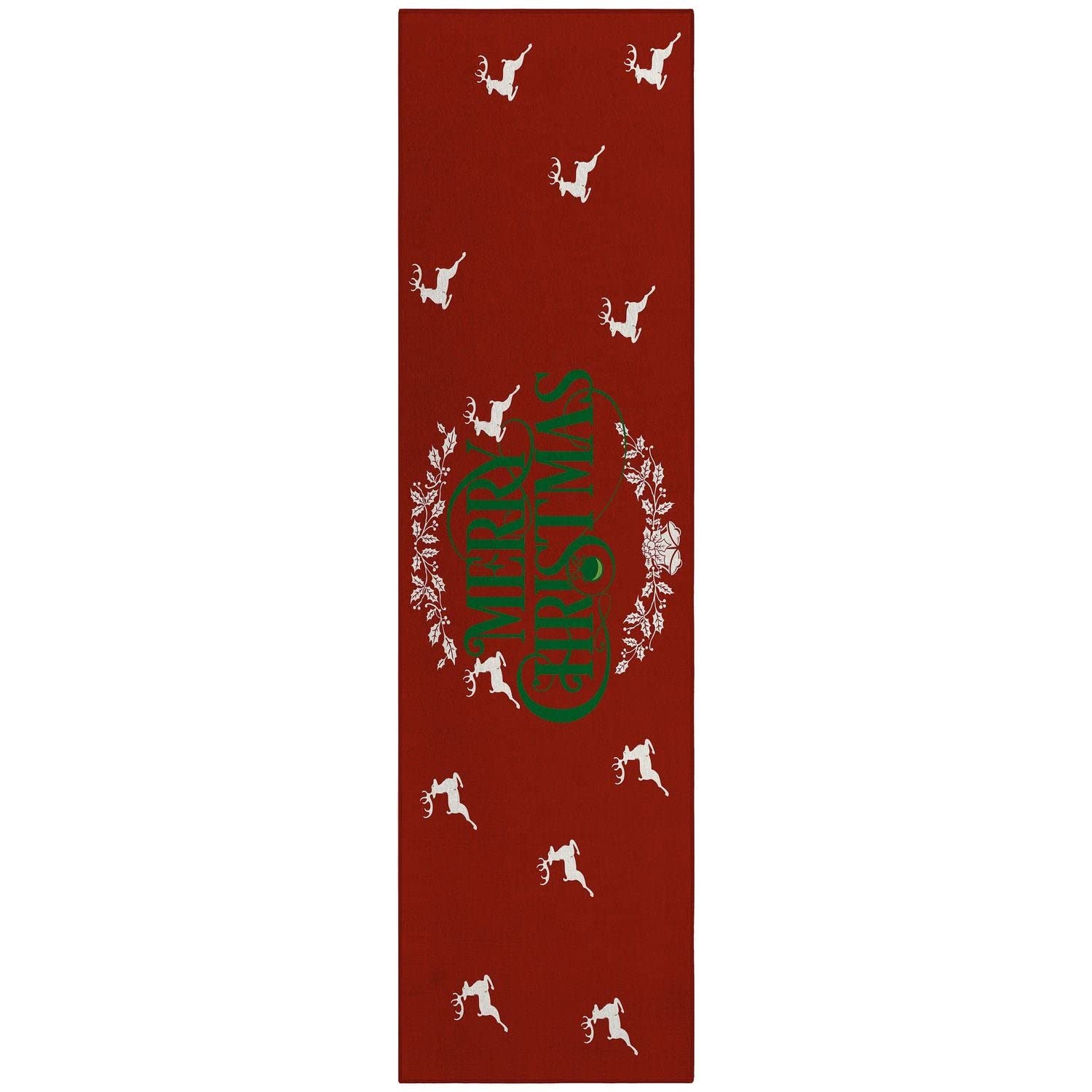 Wonderland Wn6 Red Seasonal Rug Runner 2' 3" X 7 ' 6"