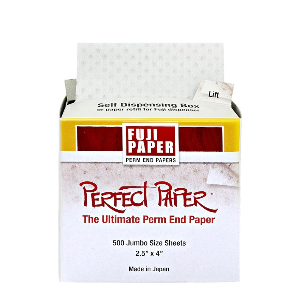 Fuji Perm End Paper Self Dispensing Box 500 Sheets Size 2.5' X 4' - Hc-Fp10105
