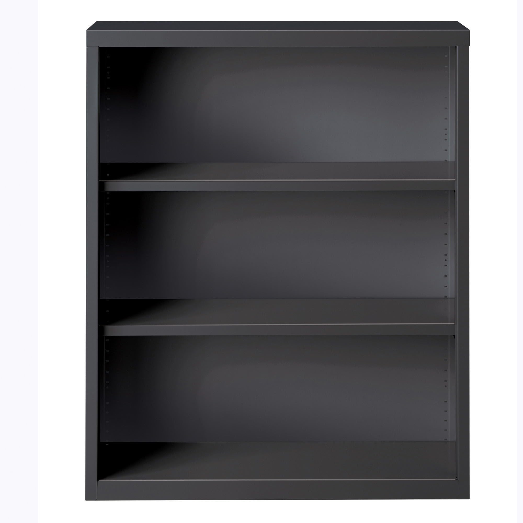 Lorell Fortress Series Charcoal Bookcase, 34.5" X 13" X 42"