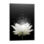 Lotus Flower Canvas Prints Wall Art Floral Blossom Pictures for Modern Wall Decor Artwork Spirtual Meditation Prints on canvas W