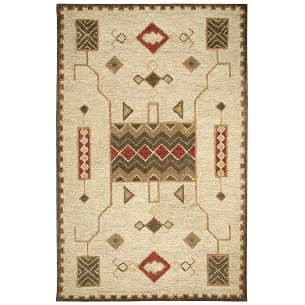 Rizzy Home Alora Decor Durango 5' X 8' Southwest/Tribal Gold/Multi Hand-Tufted Area Rug