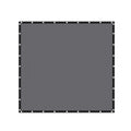 Vicllax Shade Fabric Sun Shade Cloth Privacy Screen With Grommets For Patio Garden Pergola Cover Canopy 16X16 Ft, Grey
