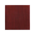 Flash Furniture Glenbrook 30'' Square High-Gloss Mahogany Resin Table Top with 2'' Thick Drop-Lip