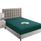 Ghooss Deep Pocket Fitted Sheet,Blue Green Full Fitted Sheet Only,Hotel Luxury 1500 Bedding - Wrinkle, Fade And Stain Resistant-