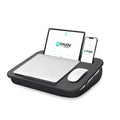 Lap Desk, Portable Laptop Lap Desk With Pillow Cushion, Fits Up To 15.6 Inch Laptop, Laptop Stand With Device Ledge And Phone Ho