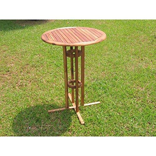 International Caravan Furniture Piece Bar Height Bistro Table