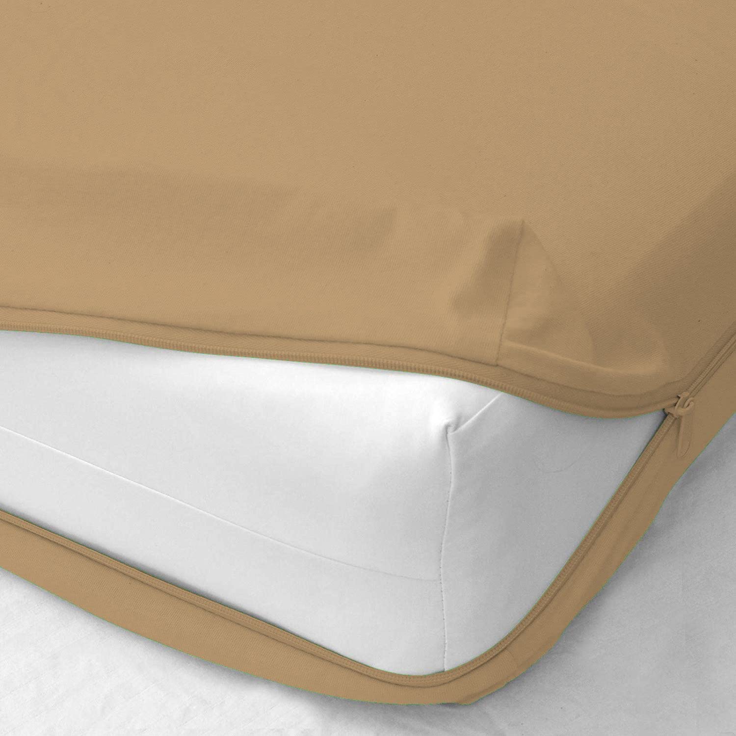 Twin Size Futon Covers - 100% Egyptian Cotton Futon Slipcovers - Foldable Armless Sofa Cover - Twin Size Futon Mattress Cover Fo