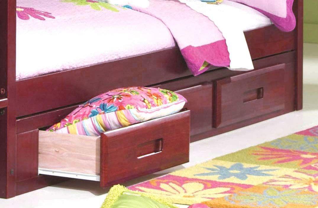 American Furniture Classics Mission Staircase Merlot Bunk Bed - Thumbnail 3