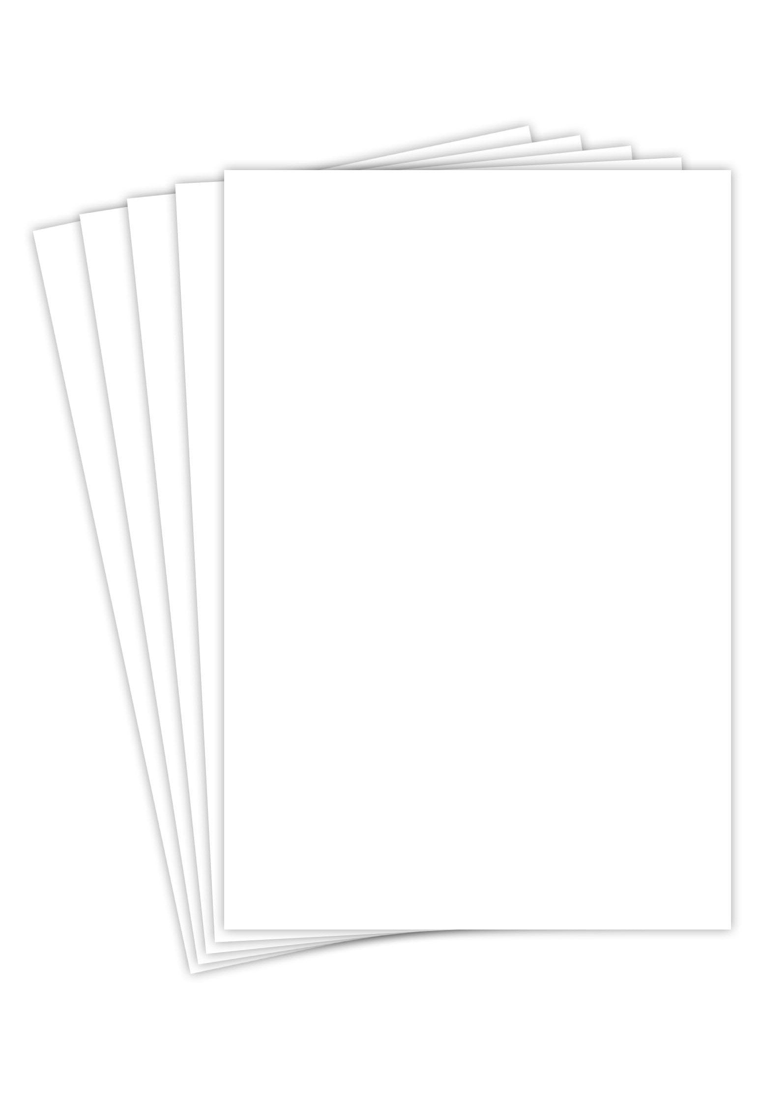 12' X 18' White Cardstock, Heavyweight 80Lb Cover (216Gsm) Card Stock Paper - Smooth Finish - Great For Arts & Crafts, Posters