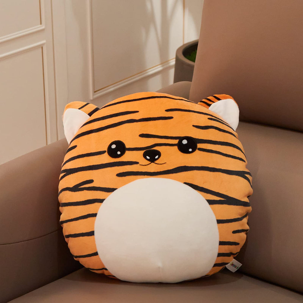 Cozyworld 15    Cute Tiger Plush Pillow Stuffed Animal Super Soft Sofa Cushion Plush Toy Car Trip Home Decors Birthday Valentine