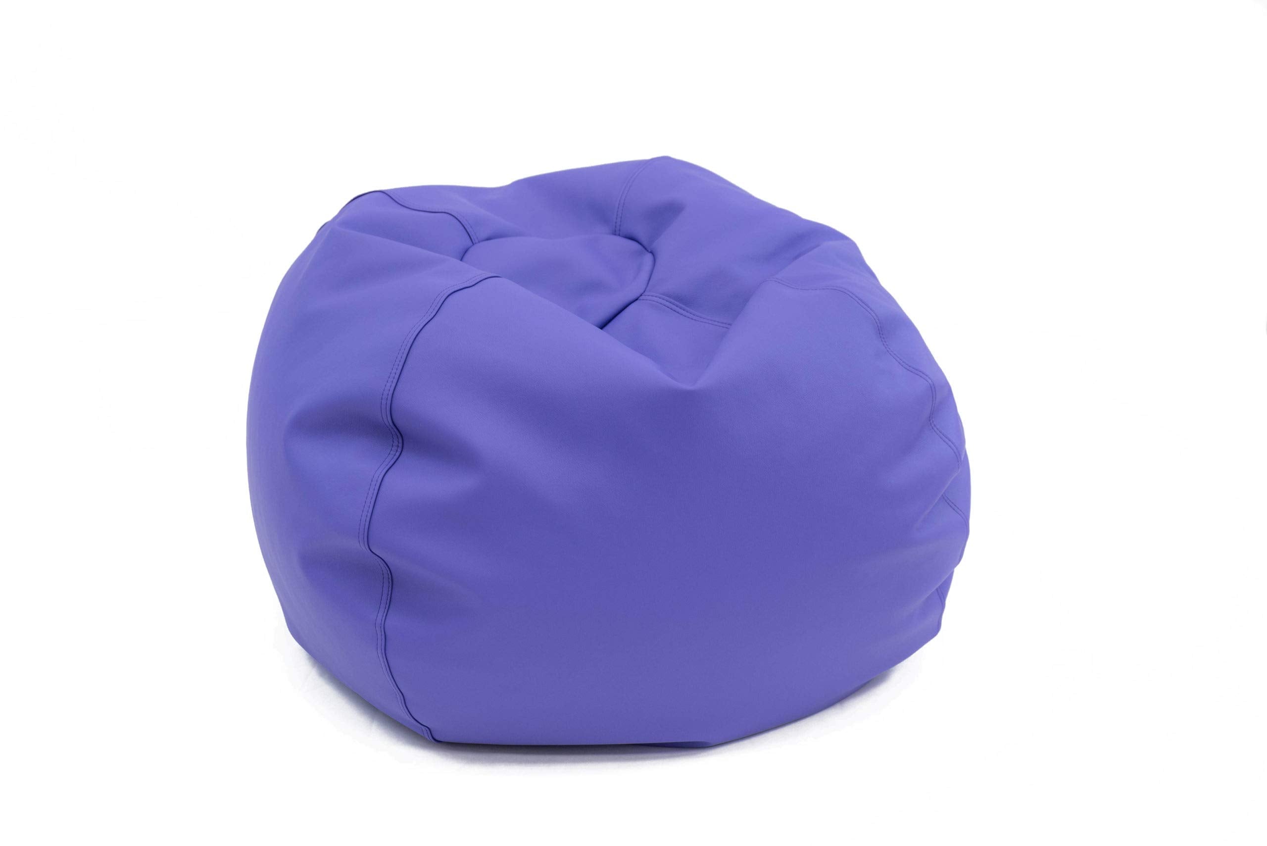 Children's Factory Go2 Bean Bag, Purple CF610-250, 35'' Kids Reading Chair, Toddler Playroom or Preschool Beanbag, Flexible Seat