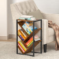 Cutogxon Small Bookcase  5 Tier Tree Bookshelf with EVA Pads, Book Shelf for Small Spaces Bookshelves Wooden Book Storage Organ