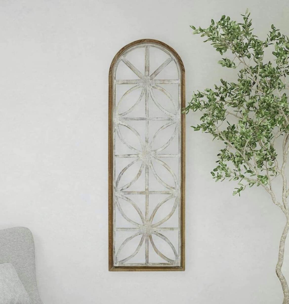Woodidea Decorative & Hand Crafted Antique Finished Wooden Wall Decor/Wall Panel For Living Room, Bedroom,Others, Hallway, Offic
