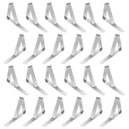 24Pcs Outdoor Picnic Table Clips - High Quality Stainless Steel Tablecloth Clips For Outdoor Tables Picnic Camping,Table Tablecloth Fixing Clips