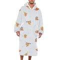 American Trends Sloth Wearable Hooded Blanket Extra Long Sweatshirt Blanket Hoodie Sherpa Wearable Blanket Sherpa Hoodie Sloth G