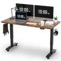 Monomi Electric Standing Desk, Height Adjustable Desk 55x 24 Inches, Ergonomic Home Office Sit Stand Up Desk with Memory Preset 