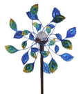 Summerfield Terrace 10018666 75" Peacock Tail Windmill Garden Stake, Multicolor