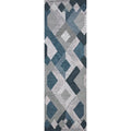 Rizzy Home Alora Decor Geneva 2'6" X 8' Geometric Natural/Ivory Hand-Tufted Area Rug