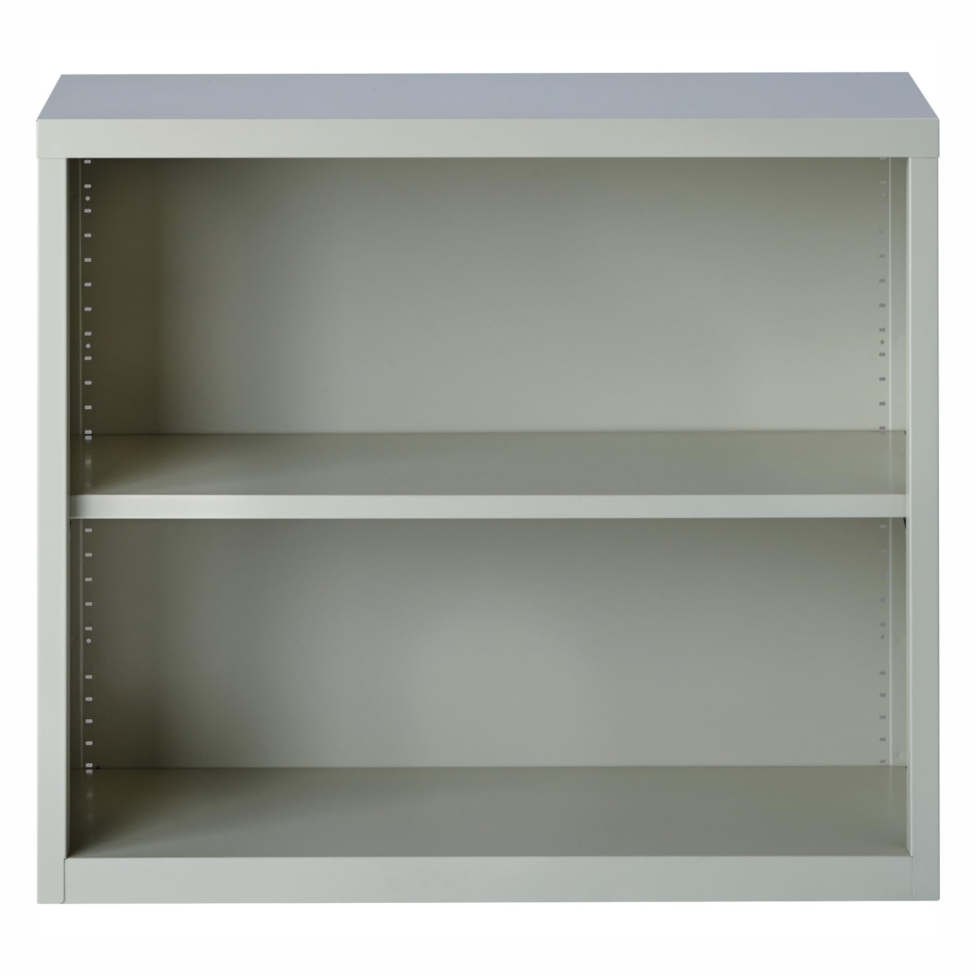 Lorell LLR41280 Fortress Series Steel Ligh Gray Book Case, 34.5" x 13" x 30"