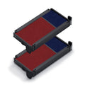 Trodat Replacement Ink Pad 649122 Red/Blue Ref 83541 [Pack 2]
