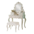 ACME Edalene Vanity & Mirror - - Pearl White
