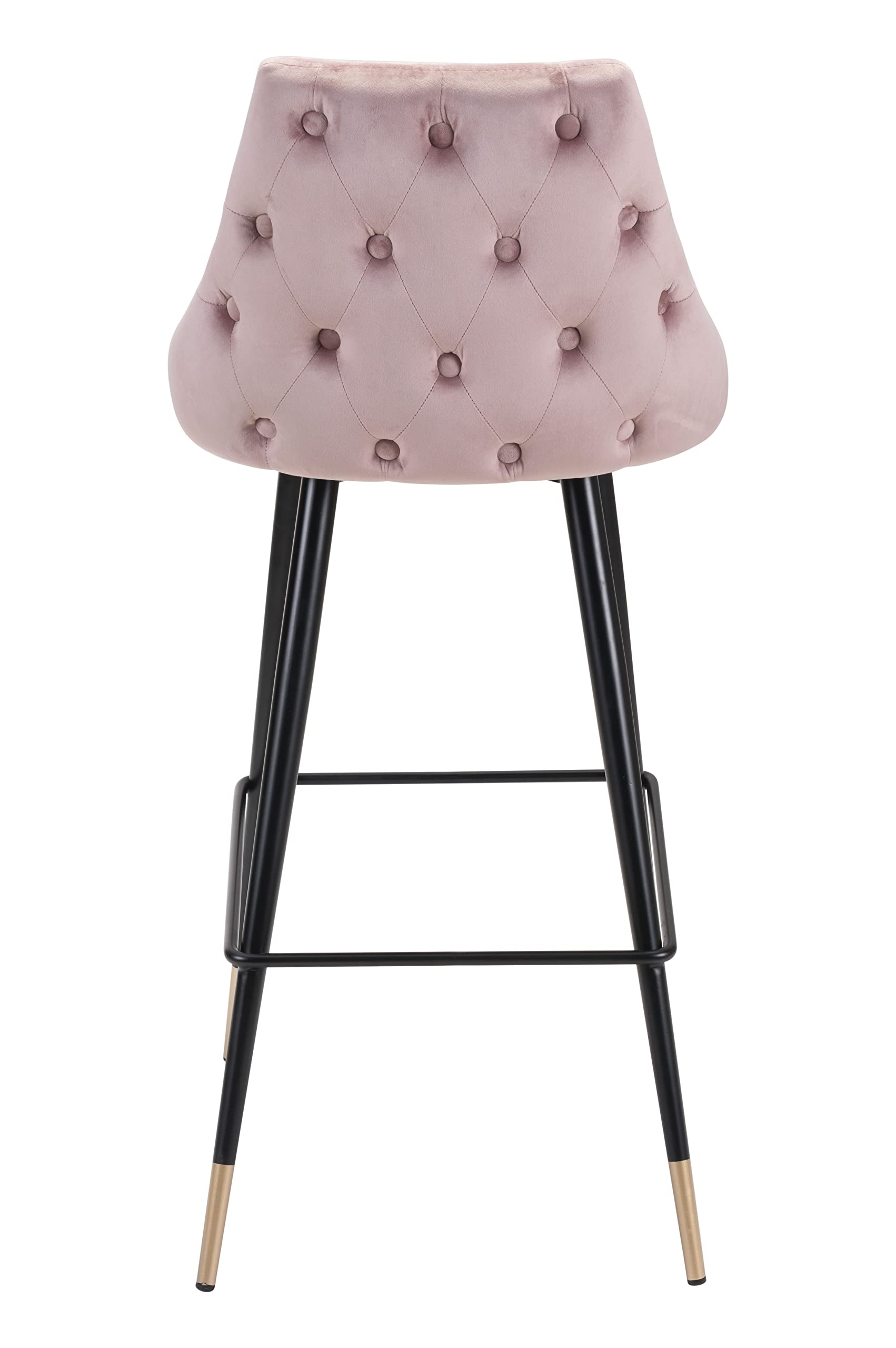 Zuo Piccolo Barstool Pink