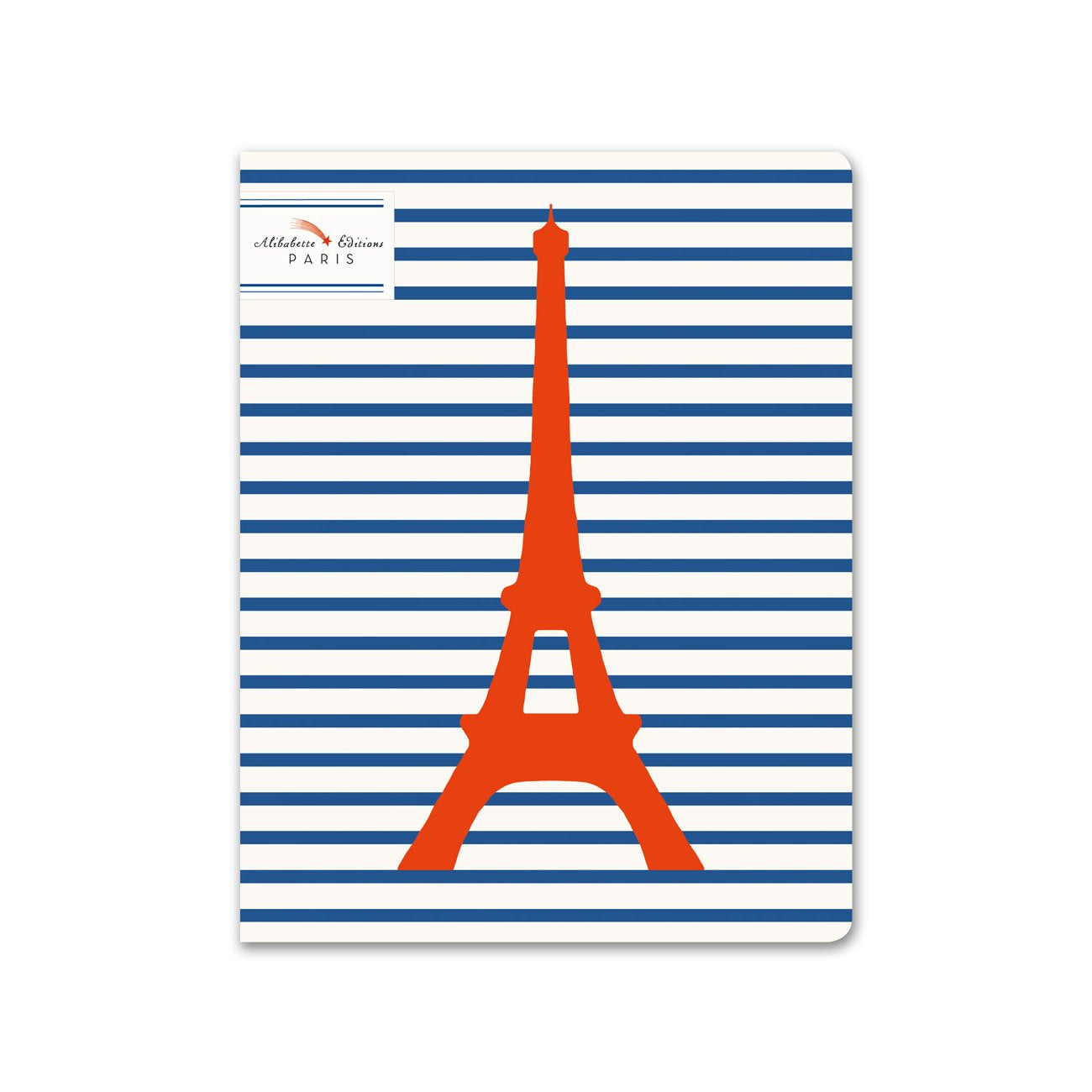 Alibabette Editions Paris Matelot Eiffel Exercise Notebook, 64 Pages, 8.75 By 6.75' (Ch1P013)
