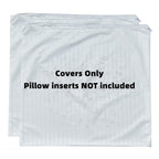 Feather Proof Euro Pillow Protectors 26X26 Set Of 2 Waterproof Cover For Goose Down Square Throw Pillows 2 Pack