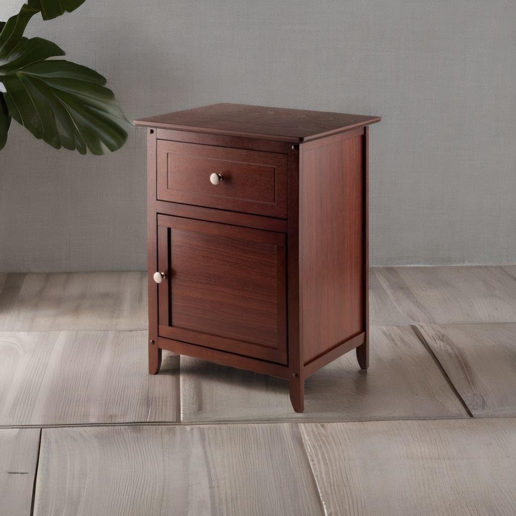 Ergode Wood Eugene Accent Table - Versatile & Elegant Walnut Finish