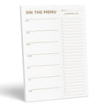 Sweetzer & Orange Gold Meal Planner And Grocery List Magnetic Notepad. 7X10    Meal Planning Pad With Tear Off Shopping List. Pl