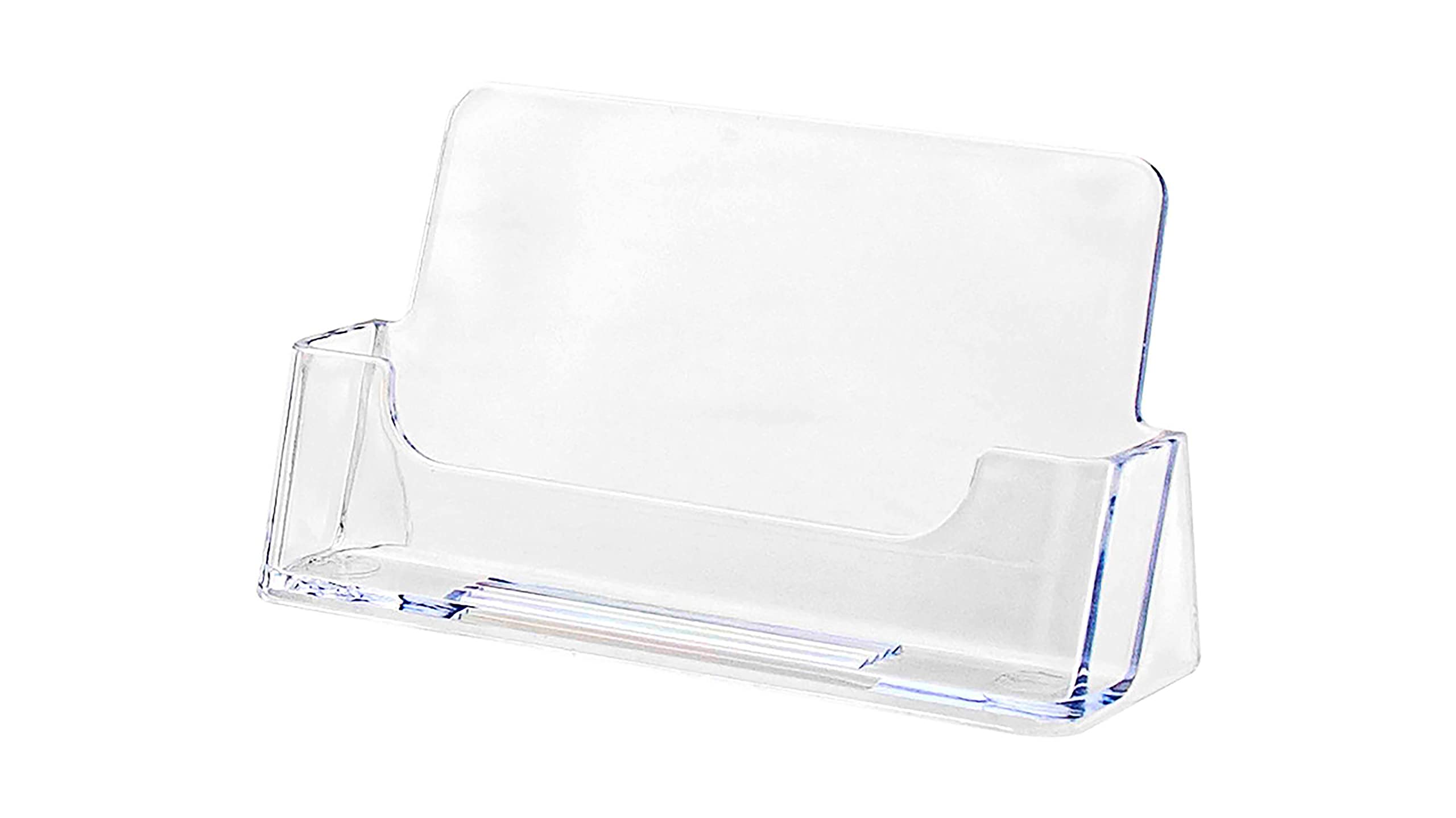 Business Gift Card Holder Horizontal Countertop Display Stand (Pack of 1, Clear)