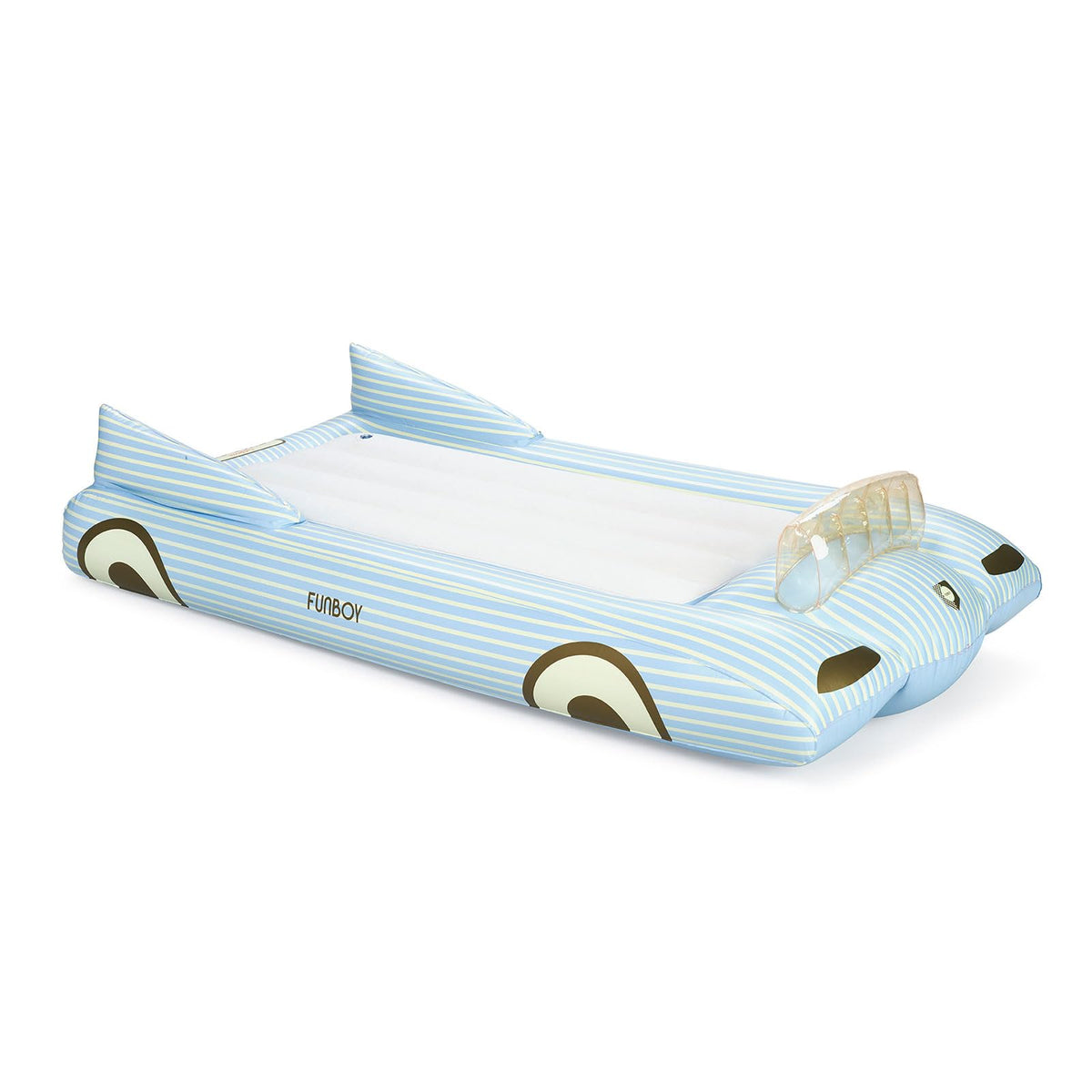 Funboy Kids Blue Inflatable Travel Bed & Mattress. Perfect For Sleepovers. Includes Carrying Case Storage Bag, Twin