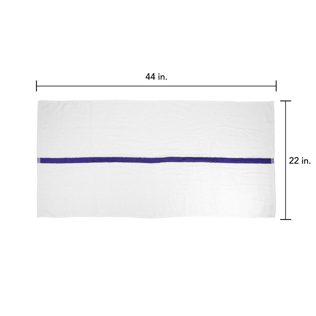 Arkwright White Bath Gym Towel - Pack Of 6 - Bulk 100% Cotton Soft Quick Dry Sweat Absorbent Hotel Quality Towels For Workout, B