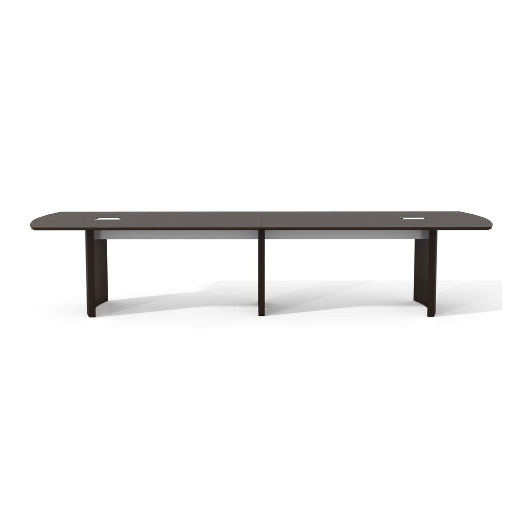 Safco Medina Modern Office Conference Meeting Room Table, 12', Mocha