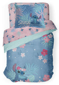 Jay Franco Disney Lilo & Stitch Paradise Dream Full Comforter & Sham Set - Super Soft Kids Reversible Bedding - Fade Resistant M